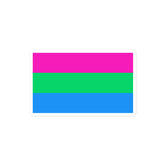 Polysexual Flag Bubble-Free Stickers